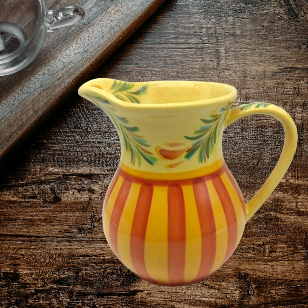 Vintage Southern Living at Home Ceremic Pitcher Designed by Gail Pittman 48 ozs.